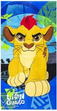 Lion Guard / King Beach Towel Disney Kids  Holiday 100% Cotton 140 x 70 Blue