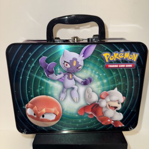 Pokemon TCG Coleccionista Lata Metal 2022 Dialga Palkia Lata Con Tarjetas, Pegatinas, Etc - Imagen 3 de 10