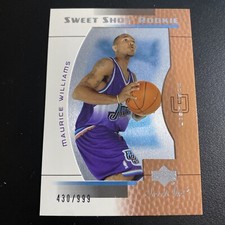 2003-04 Upper Deck Sweet Shot Basketball Maurice Williams Rookie Card #130