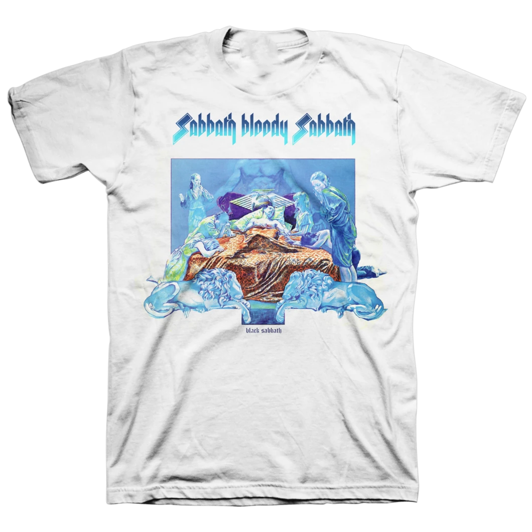 Black Sabbath Bloody Sabbath Cotton White Men S-234XL T-shirt AC434