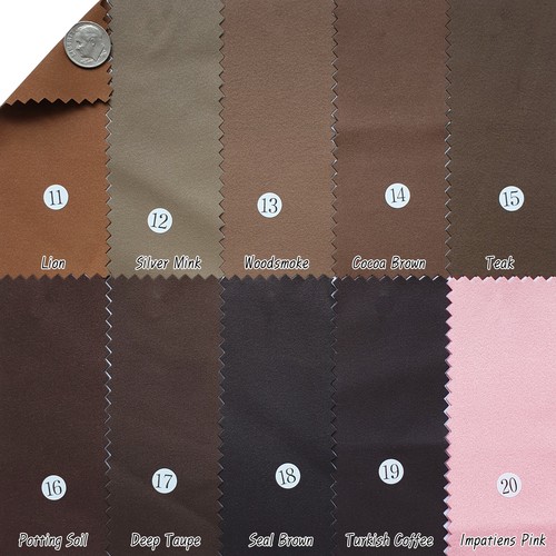 DOUBLE SIDE POLYESTER DUAL SKIN ULTRASUEDE DOESKIN CLOTHES JACKETS APPARELS 54'W - Picture 57 of 363