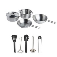 Ikea Stainless Steel 10-piece Children's Pretend Play Cookware And Utensil Set, on sale Ikea Stainless Steel 10-piece Children's Pretend Play Cookware And Utensil Set, on sale