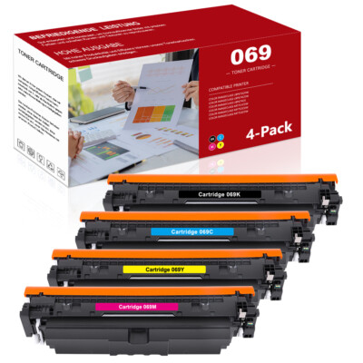 New Toner Cartridge (WITH CHIP) for Canon 069 LBP674Cdw MF753Cdw MF751Cdw Lot