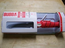 Bubba BB1-5FK 5 Inch Lucky Lew Folding Fillet Knife with sheath  non slip grip