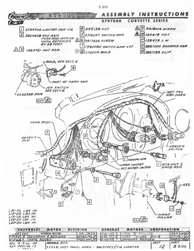 Chevolet Corvette C2 (1962-1967) manuale assemblaggio su cd - Immagine 4 di 4