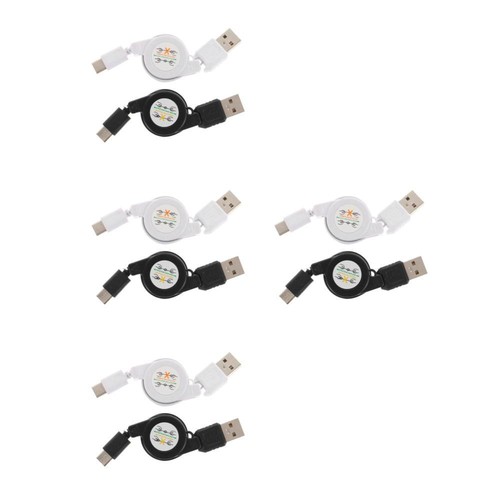 4 Pieces Telescopic Data Cable Retractable Fast Charging Usb Type - 第 4/12 張圖片