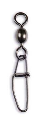 Emerillon Agrafe Uni Clip 5pcs Noir Mat Black Cat - Pêche - Silure Access