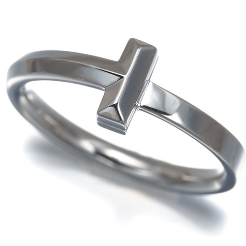 Auth Tiffany&Co. Ring Tiffany T1 US7.75 18K 750 White Gold