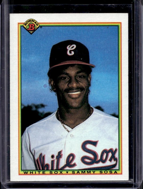1990 Bowman Sammy Sosa Rookie RC #312 White Sox