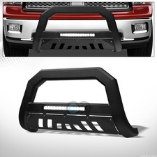 Fits 09-18 Dodge Ram 1500 Matte Blk Avt Aluminum Led Light Bull Bar Grille Guard Fits 09-18 Dodge Ram 1500 Matte Blk Avt Aluminum Led Light Bull Bar Grille Guard