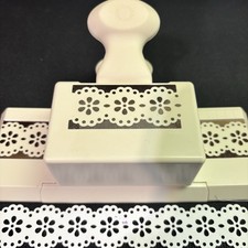 Martha Stewart Doily Lace Flower Deep Edge Border Punch Paper Craft Discontinued