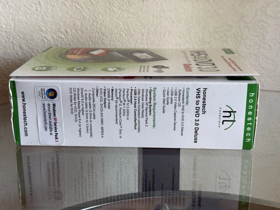 Honestech VHS to DVD 3.0 Deluxe Convert Videos to DVD Windows Vista/NEW SEALED! - Image 4 of 4