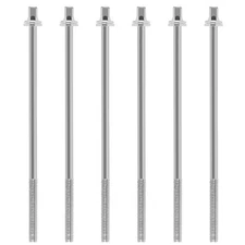 Drum Tension Rods 6 Pack M5x5 Inch M5X130mm Percussion Screws Long