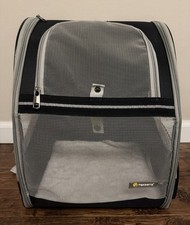 Texsens Innovative Traveler Bubble Backpack Pet Carriers For Small Pets; Black