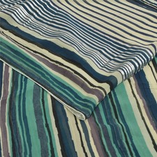Sanskriti Vintage Sarees Multicolor Pure Georgette Print Sari 5 Yd Craft Fabric