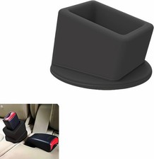 Silicone Seat Belt Buckle Holder - Universal Car Buckle Stabilizer for Easy Acce