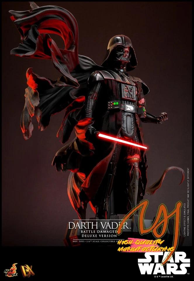 NEW Hot Toys DX45B Star Wars Darth Vader Battle Damaged (Deluxe Version) Special - Image 4 of 4