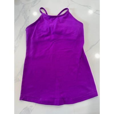 Beyond Yoga Tank Top Criss Cross Back Size Small Purple Womens