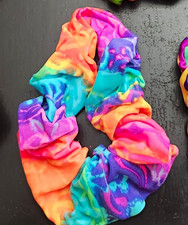 Multicolor Silky Hair Scrunchie for Women - Hair Tie, All Hair Types