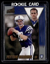 Peyton Manning Rookie Card 1998 Pacific Aurora BLUE #71 Tennessee Colts HOF RC. rookie card picture