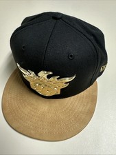 New Era Hat NBA 59fifty Flat Bill Phoenix Suns Gold Official New Era Hat 7.5