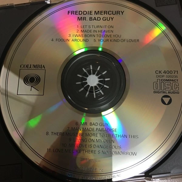 Freddie Mercury CD-Album "Mr. Bad Guy" incl. "I was born to love you" - Bild 3 von 3