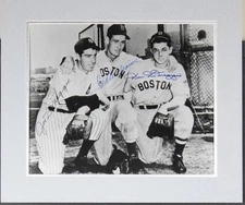 TED WILLIAMS - AUTOGRAPHED SIGNED PHOTOGRAPH WITH CO-SIGNERS