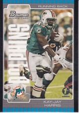 2005 Bowman 1st Edition Kay-Jay Harris #181 Rookie Card NFL Miami Dolphins. rookie card picture