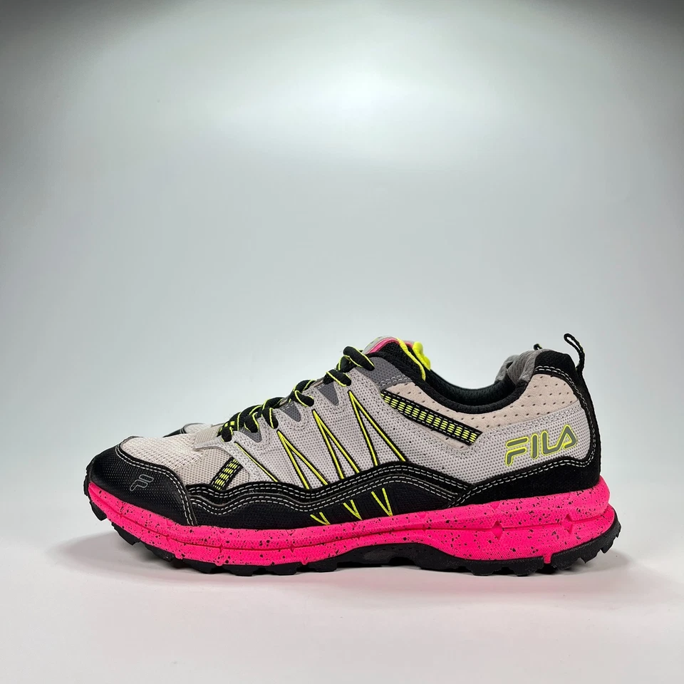 Fila Evergrand TR 21.5 Gris Negro Trail Running Zapatos 5JM00234-059 Mujer Talla 9 Foto 4 de 4