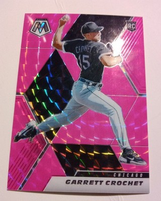 Garrett Crochet 2021 Panini Mosaic Pink Explosion Boston Rookie Card 10/10! Rare