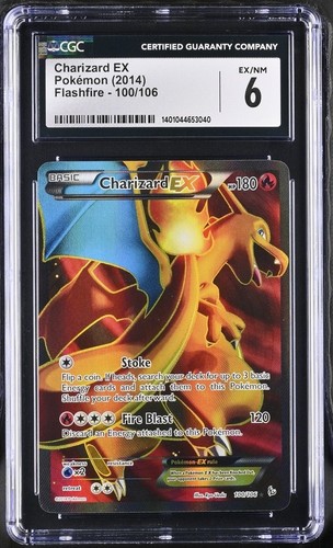 Charizard-EX graded CGC 6 for sale on eBay
