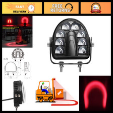 Red Arc LED Forklift Safety Light - 40W Warning Spotlight for Warehouse Pedestri