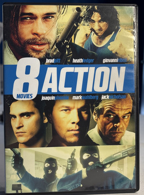 8 Action Movies (2013) DVD SET. Too Young To Die, The Yards, Brad Pitt