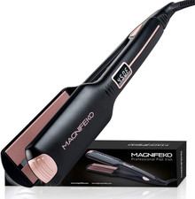 Professional Flat Iron Hair Straightener Wide Plate  Digital Display - Dual Vol