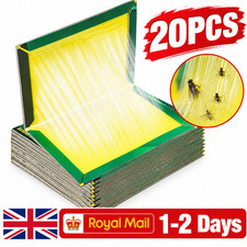 20 Pack Pest Trap Boards, Strong Sticky Trap Pad And Boards For Multi Pests Glu