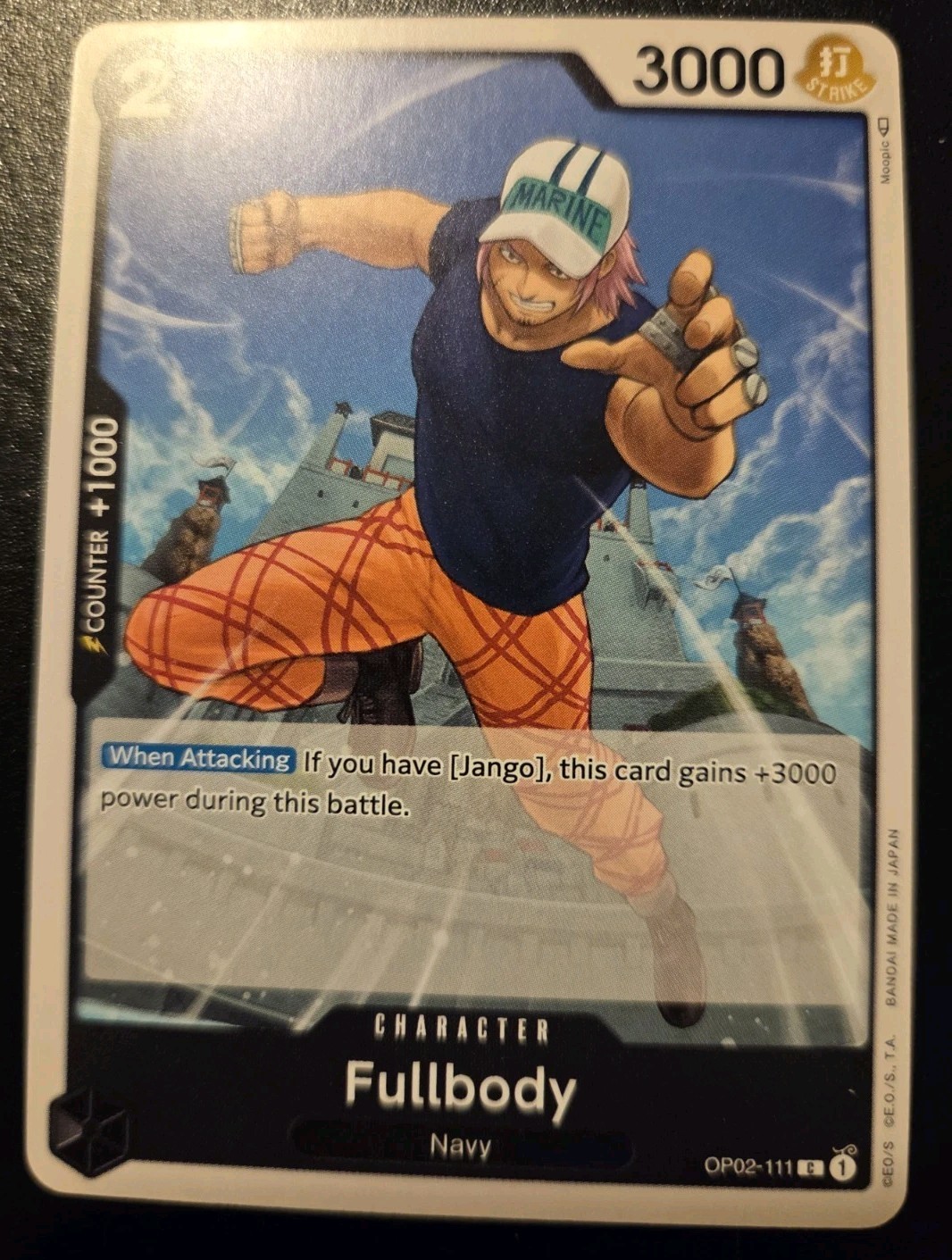 Fullbody OP02-111 Common Paramount War One Piece Card Game