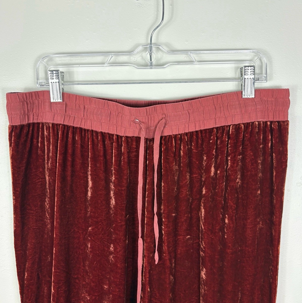 4 Love And Liberty Velvet Joggers Women’s Medium Cargo Johnny Was Boho Glam Chic View 2