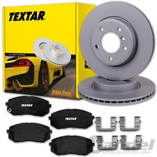 TEXTAR BREMSSCHEIBEN + BELÄGE VORNE passend für KIA SPORTAGE SL HYUNDAI ix35 LM