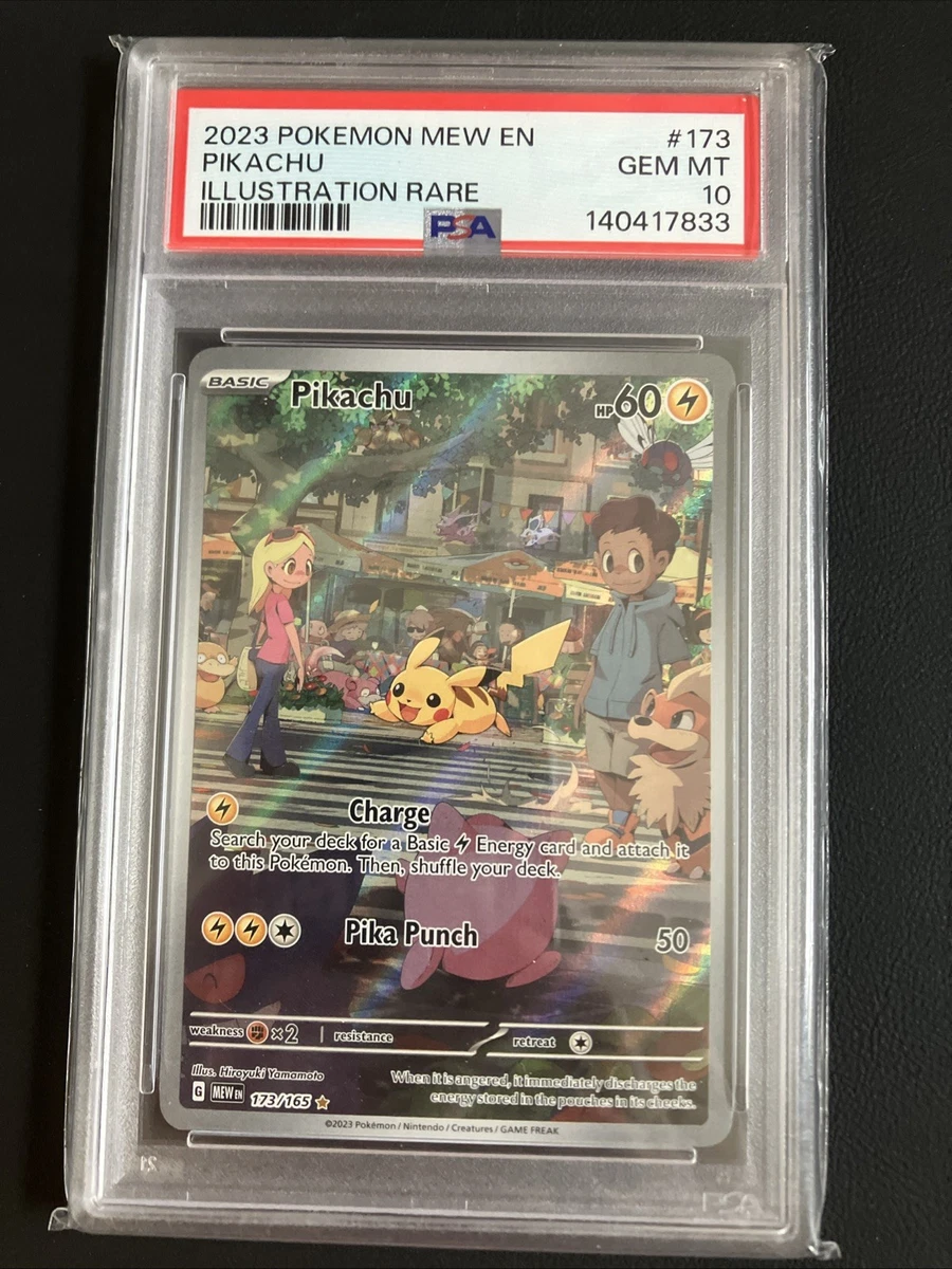 Pikachu Pokémon TCG Rare Collectible Individual Card Games in