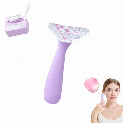 Ice Roller for Face - Reusable Silicone Ice Mold for Eye Depuffing, Wrinkle A...