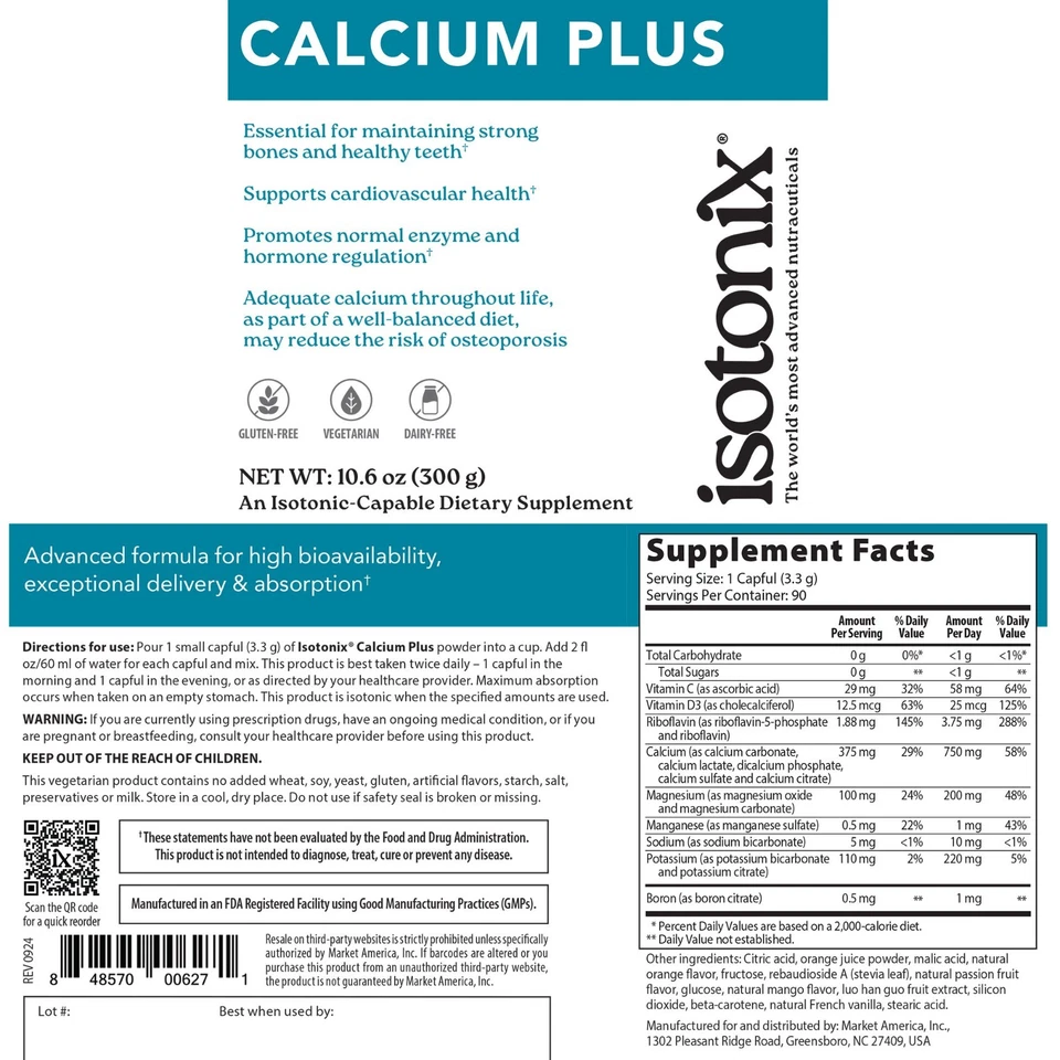 Isotonix Daily Essentials Kit (Without Iron) Multivitamin OPC3 B-Complex Calcium - Image 3 of 4