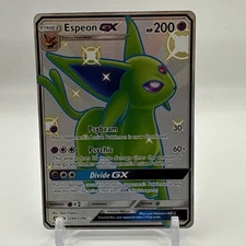 Espeon GX SV60/SV94 Pokemon TCG Hidden Fates Shiny Vault Holo Card
