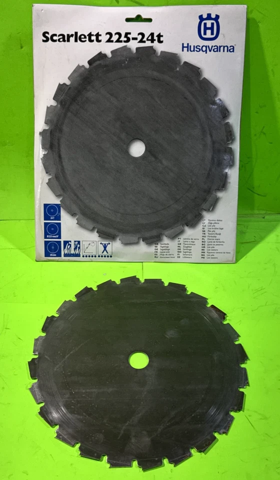 Nueva hoja de desbrozadora Husqvarna Scarlett 225-24t 555FX 578442801 596279801 Foto 4 de 4
