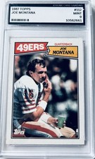Joe Montana Football Cards and Rookie Cards Checklist 18