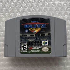 NFL Blitz 2001 Nintendo 64 N64 Authentic Cleaned Tested Retro Football Game