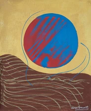 Max Ernst German Surrealist Oil Painting On Canvas Signed Art