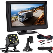 1080P Reversing Camera Waterproof Night Vison Camera with 4.3" Car LCD Monitor