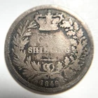 Photo of a 1849 Victoria Shilling from an eBay sale