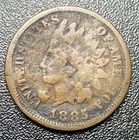1885 Indian Head Cent Penny Better Date