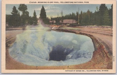 Yellowstone National Park,. Wyo., Morning Glory Pool - 
